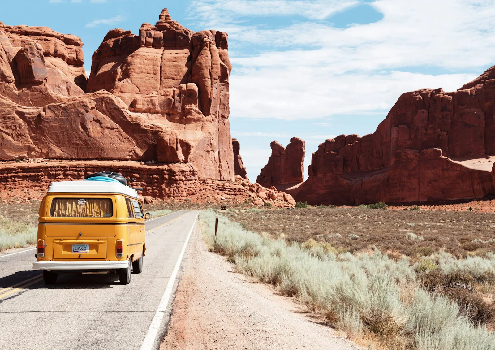 Open road journey